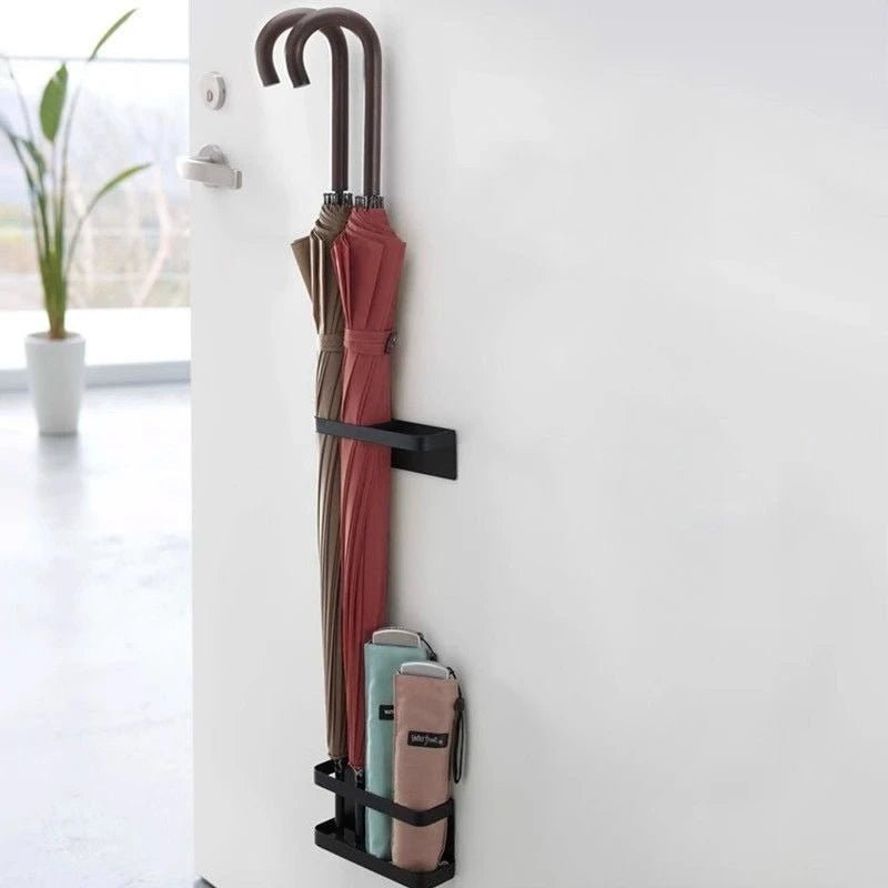 HOMELUX – Adjustable Umbrella Stand with Drip Tray and Premium Iron Finish