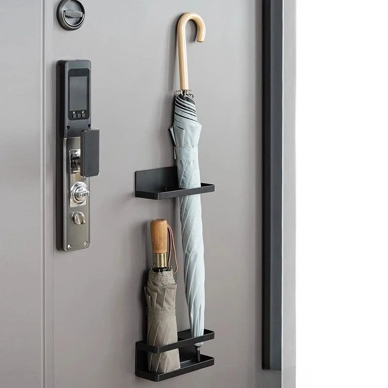 HOMELUX – Adjustable Umbrella Stand with Drip Tray and Premium Iron Finish
