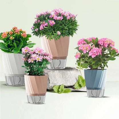 HYDROPOT – Self-Watering Plastic Flowerpot for Soilless Indoor Gardening