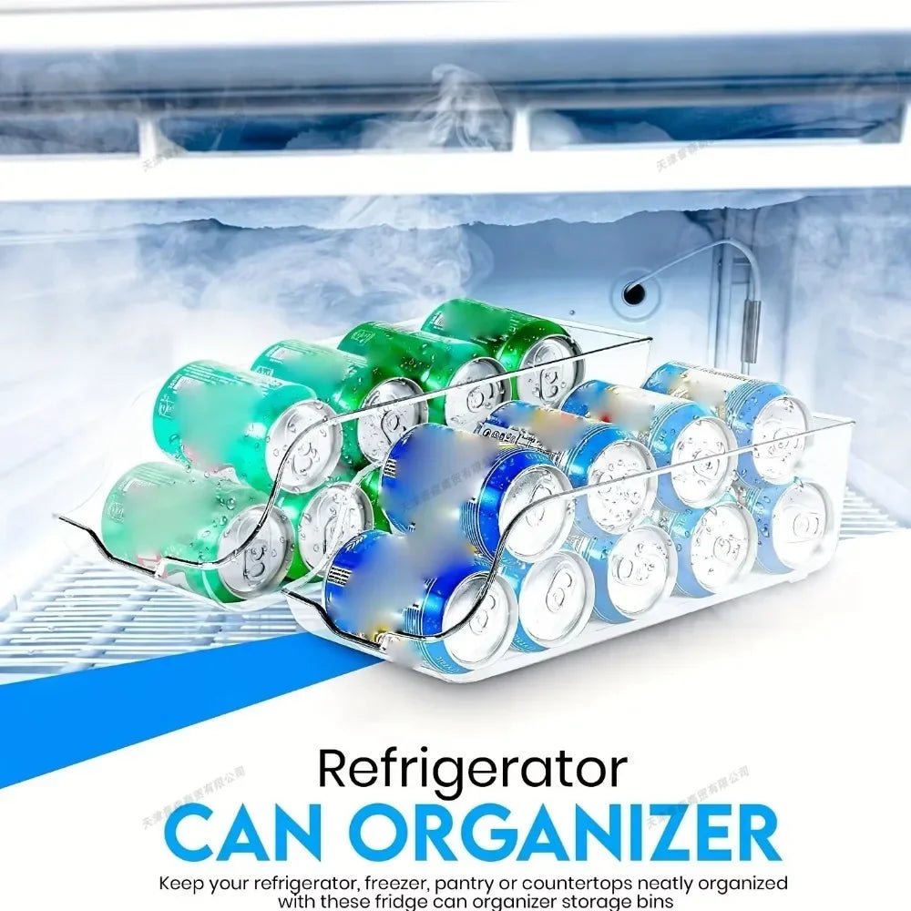 ICESTRIDE – Compact Can Organizer for Fridge & Freezer Storage