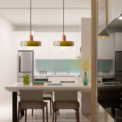LumyHome | Bauhaus Hängeleuchte aus farbigem Glas