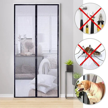 INSECTRA – Magnetic Screen Door Curtain with Easy Auto-Close