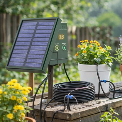IRRIGEN – Smart Solar Drip Irrigation for Small Gardens