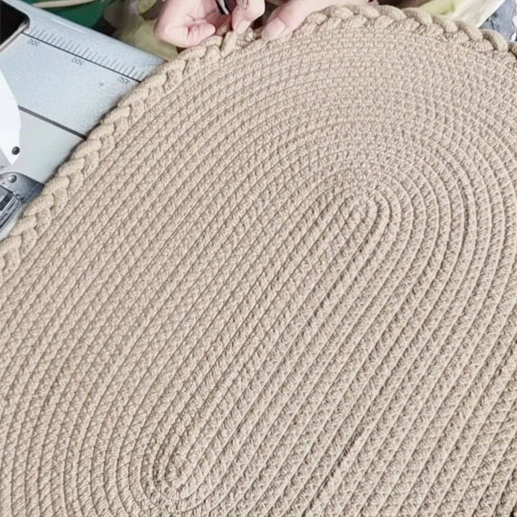 JUTORA – Eco-Friendly Hand-Woven Jute Floor Mat for Cozy Living