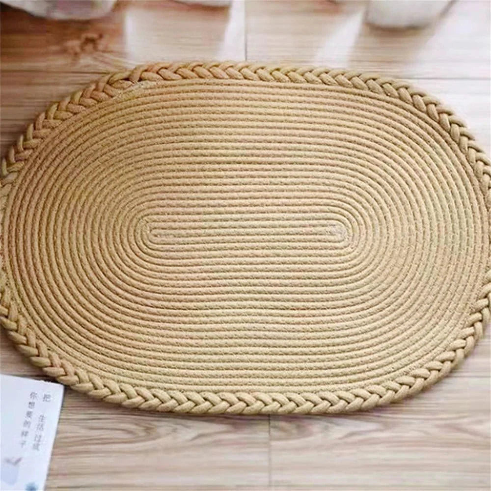 JUTORA – Eco-Friendly Hand-Woven Jute Floor Mat for Cozy Living