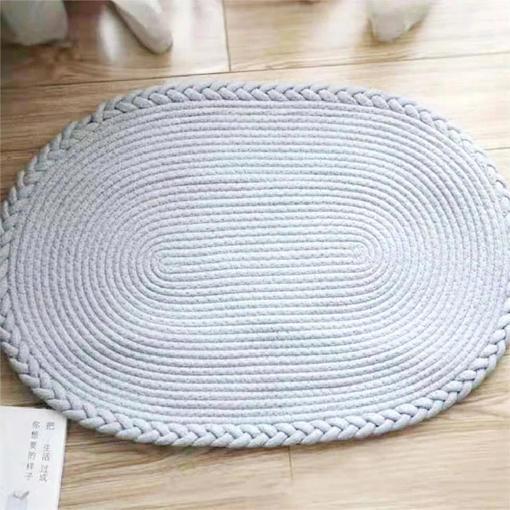 JUTORA – Eco-Friendly Hand-Woven Jute Floor Mat for Cozy Living