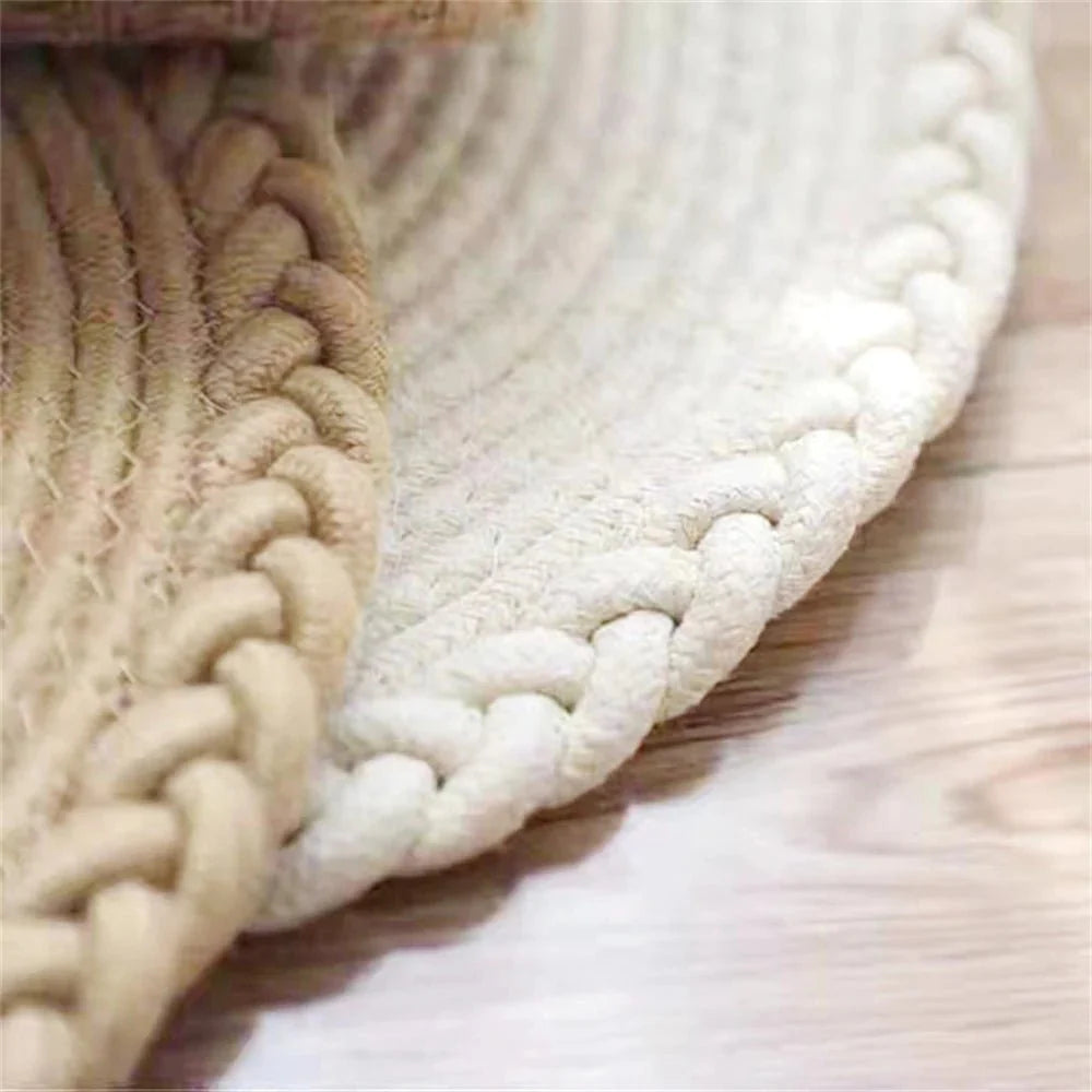 JUTORA – Eco-Friendly Hand-Woven Jute Floor Mat for Cozy Living