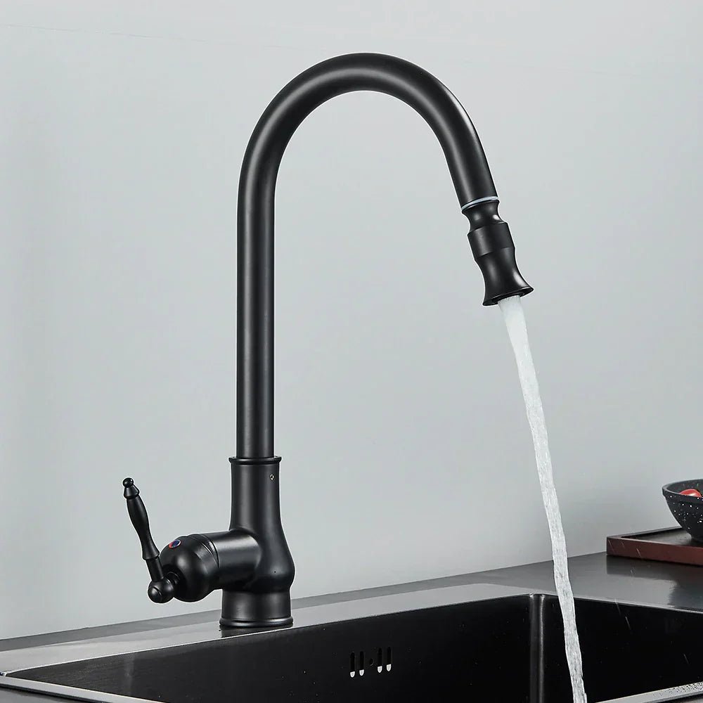 KITCHFLOW – Antique Bronze Pull-Out Kitchen Faucet with Touch Sensor