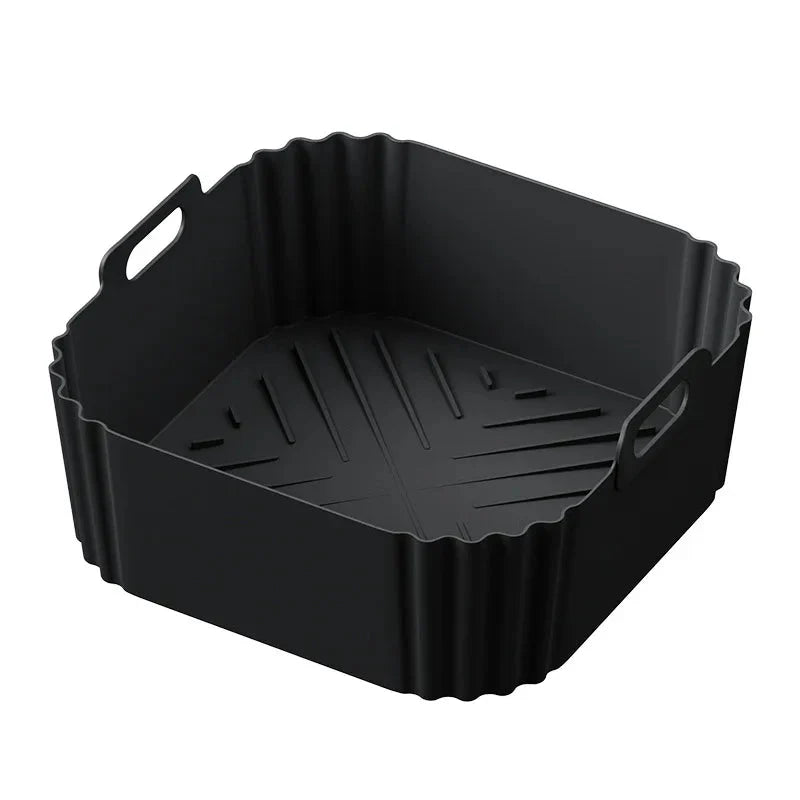 KITCHLUX – Silicone Air Fryer Liners for Clean, Non-Stick Cooking