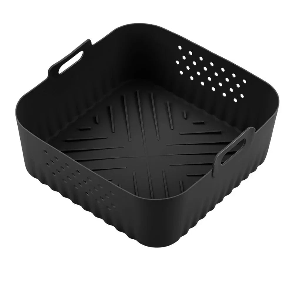 KITCHLUX – Silicone Air Fryer Liners for Clean, Non-Stick Cooking