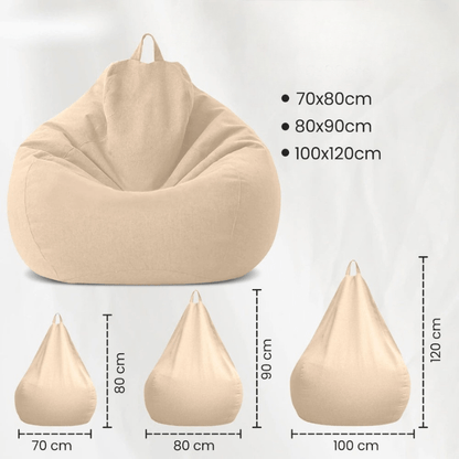 LINARELLO Beanbag – Luxurious Linen Bean Bag for Ultimate Comfort