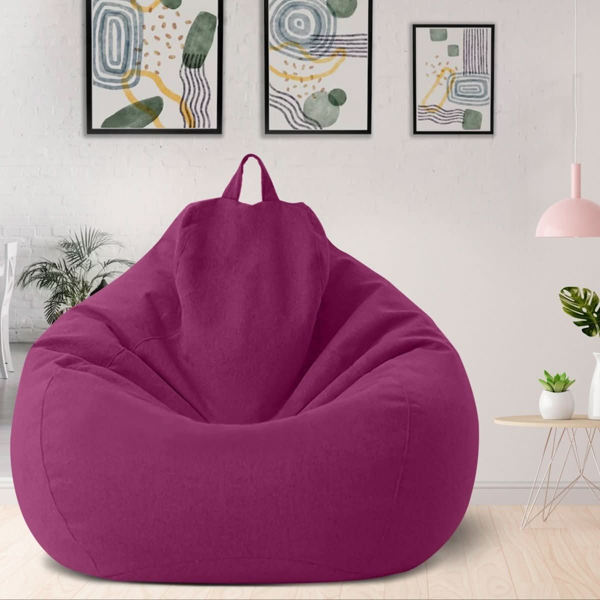 LINARELLO Beanbag – Luxurious Linen Bean Bag for Ultimate Comfort