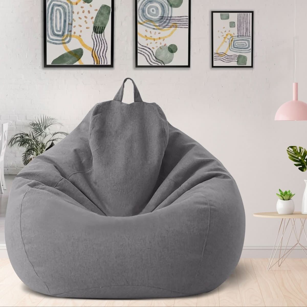 LINARELLO Beanbag – Luxurious Linen Bean Bag for Ultimate Comfort