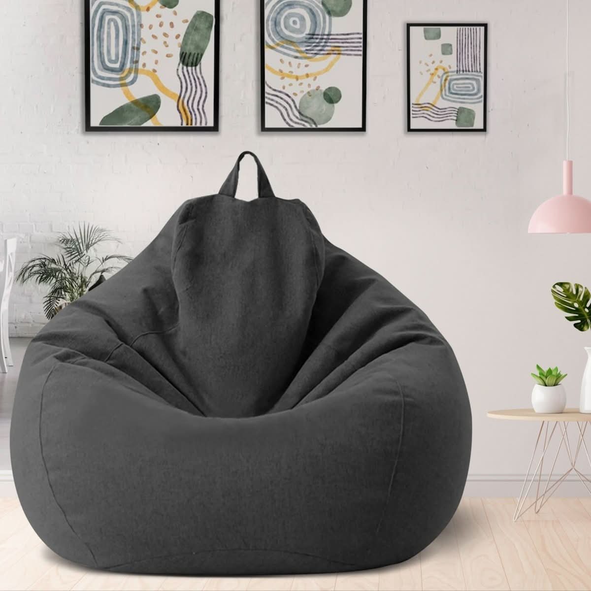 LINARELLO Beanbag – Luxurious Linen Bean Bag for Ultimate Comfort