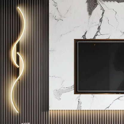 LINEALUX – Curved LED Wall Sconce for Modern Ambient Lighting