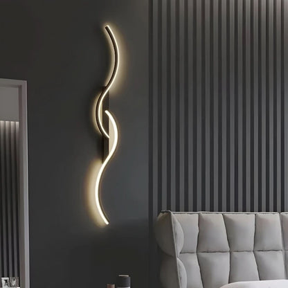 LINEALUX – Curved LED Wall Sconce for Modern Ambient Lighting