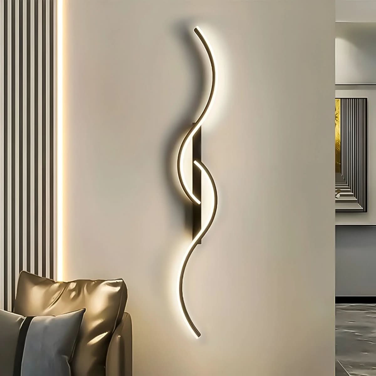 LINEALUX – Curved LED Wall Sconce for Modern Ambient Lighting