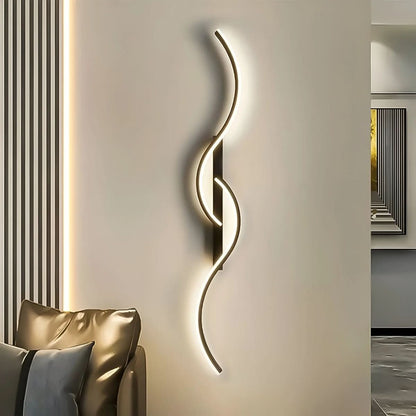 LINEALUX – Curved LED Wall Sconce for Modern Ambient Lighting