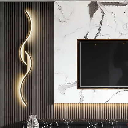 LINEALUX – Curved LED Wall Sconce for Modern Ambient Lighting