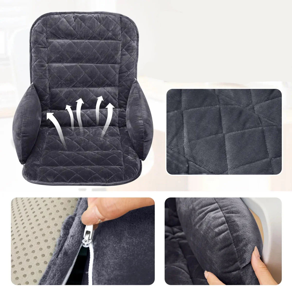 LUMBIVO – Ergonomic Lumbar Support Cushion for All-Day Sitting