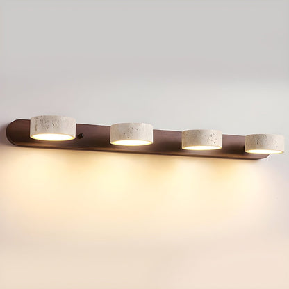 LUMÉNE – Travertine LED Wall Sconce for Architectural Luxury