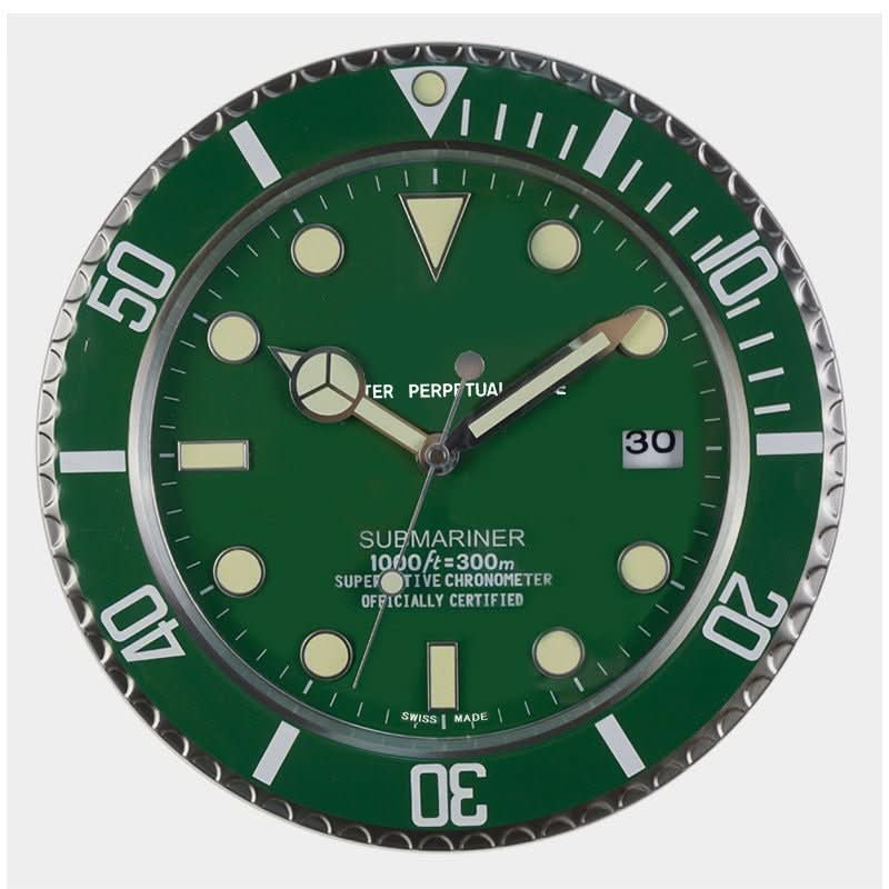LUMICLOCK – Modern Battery Operated Silent Wall Clock with Luminous Hands