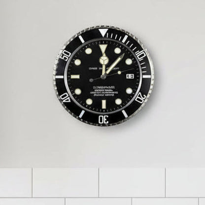 LUMICLOCK – Modern Battery Operated Silent Wall Clock with Luminous Hands