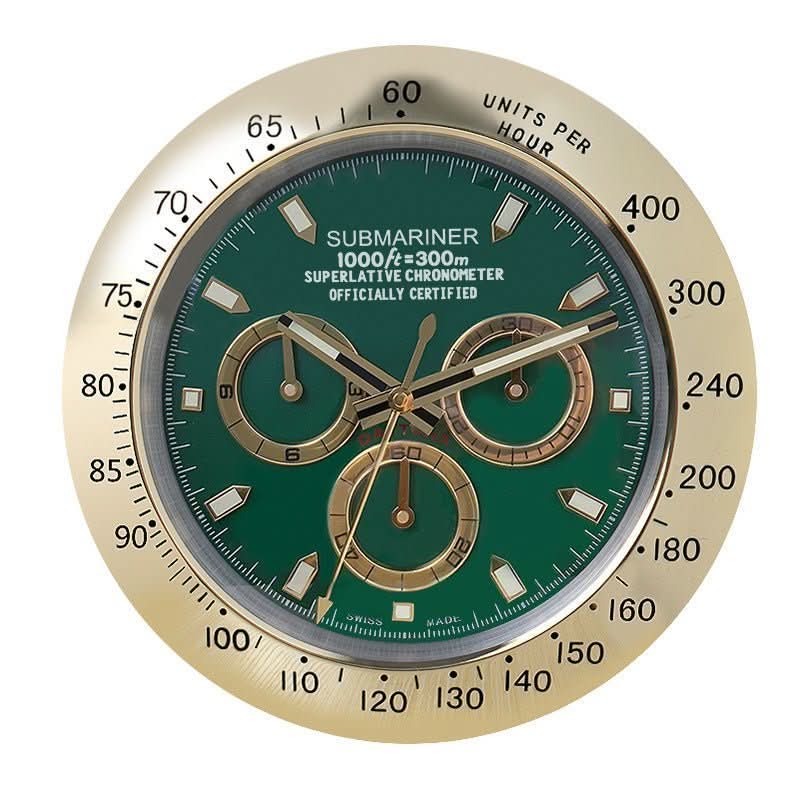 LUMICLOCK – Modern Battery Operated Silent Wall Clock with Luminous Hands