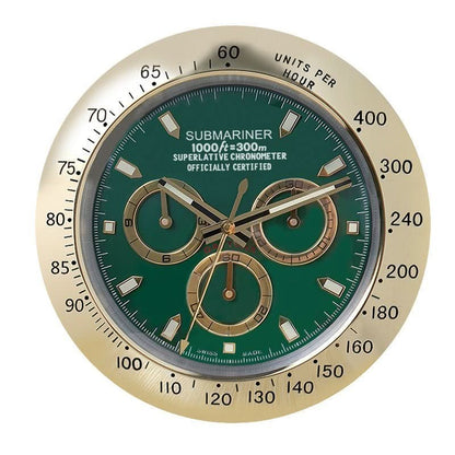 LUMICLOCK – Modern Battery Operated Silent Wall Clock with Luminous Hands