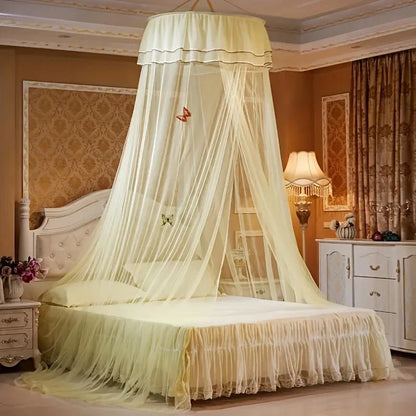 LUMIPRINCESS – Elegant Dome Mosquito Net with Luminous Butterfly Decor
