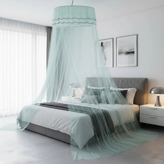 LUMIPRINCESS – Elegant Dome Mosquito Net with Luminous Butterfly Decor