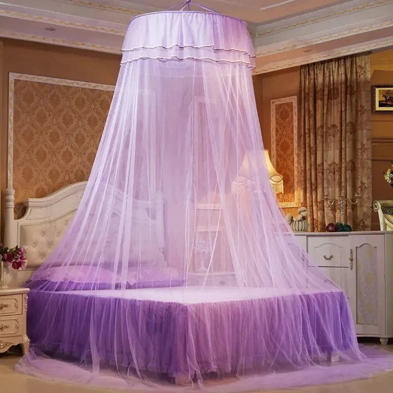 LUMIPRINCESS – Elegant Dome Mosquito Net with Luminous Butterfly Decor
