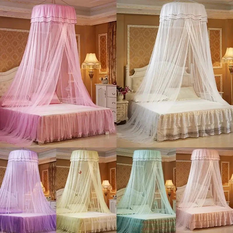 LUMIPRINCESS – Elegant Dome Mosquito Net with Luminous Butterfly Decor
