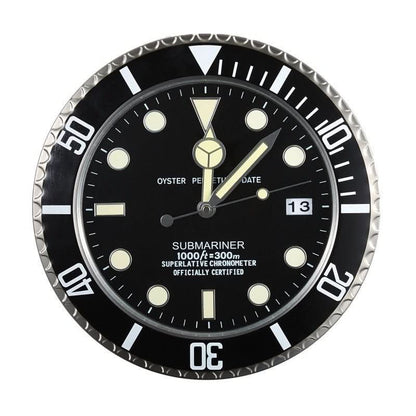 LUMORA - Modern Silent Wall Clock  Luminous stainless steel clock with battery-operated precision