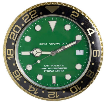 LUMORA - Modern Silent Wall Clock  Luminous stainless steel clock with battery-operated precision