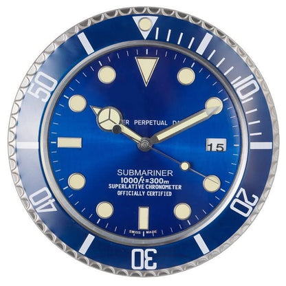 LUMORA - Modern Silent Wall Clock  Luminous stainless steel clock with battery-operated precision