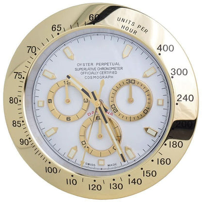 LUMORA - Modern Silent Wall Clock  Luminous stainless steel clock with battery-operated precision