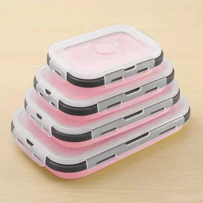 LUNCHFOLD – Collapsible Silicone BPA-Free Food Lunch Box Set