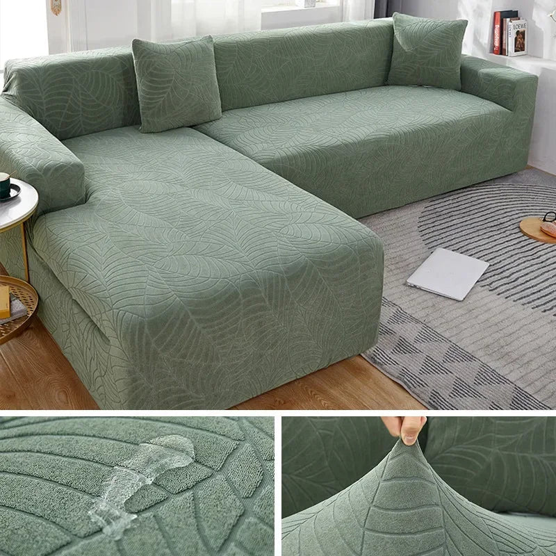 LUXSEAT – Custom Fit Polyester Sofa Cover for L-Shaped Sofas