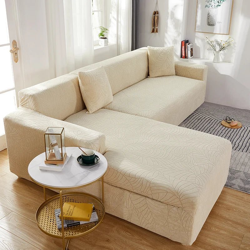 LUXSEAT – Custom Fit Polyester Sofa Cover for L-Shaped Sofas