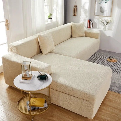 LUXSEAT – Custom Fit Polyester Sofa Cover for L-Shaped Sofas