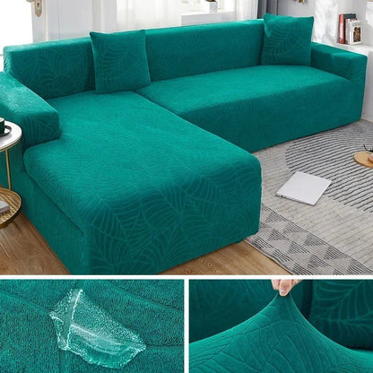 LUXSEAT – Custom Fit Polyester Sofa Cover for L-Shaped Sofas