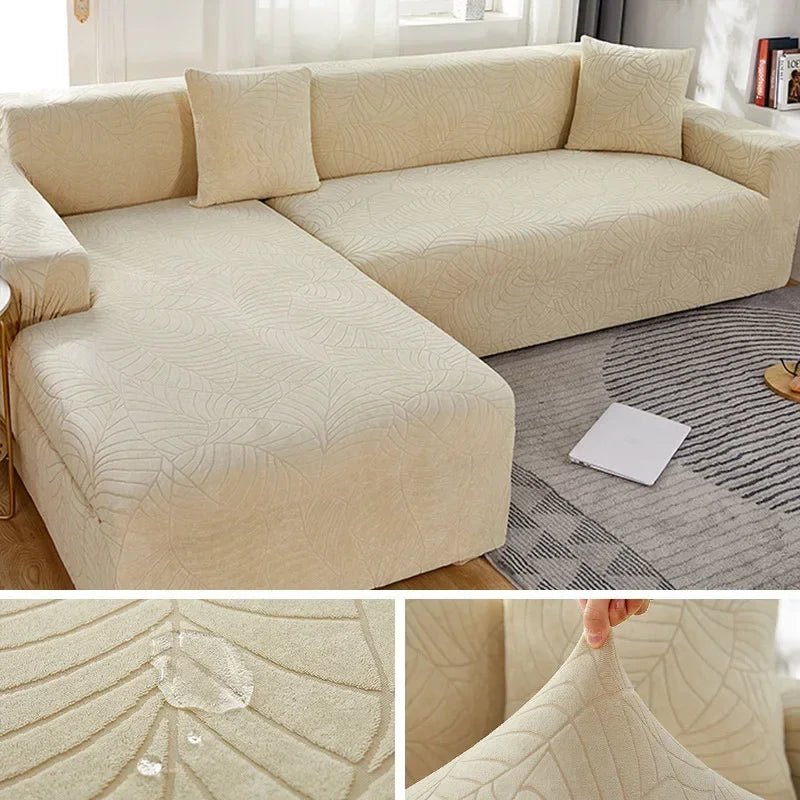 LUXSEAT – Custom Fit Polyester Sofa Cover for L-Shaped Sofas