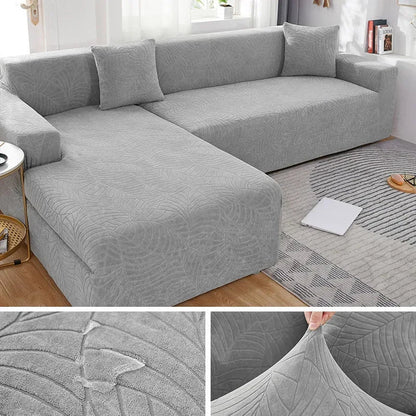 LUXSEAT – Custom Fit Polyester Sofa Cover for L-Shaped Sofas