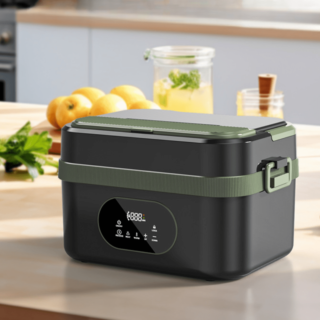 MEALONMOVE – Cordless Self-Heating Lunch Box for Hot Meals Anywhere