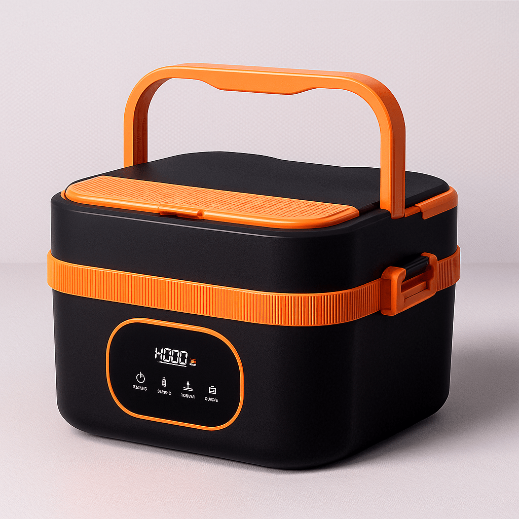 MEALONMOVE – Cordless Self-Heating Lunch Box for Hot Meals Anywhere