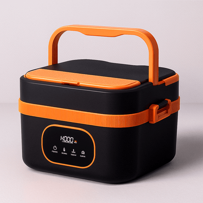 MEALONMOVE – Cordless Self-Heating Lunch Box for Hot Meals Anywhere