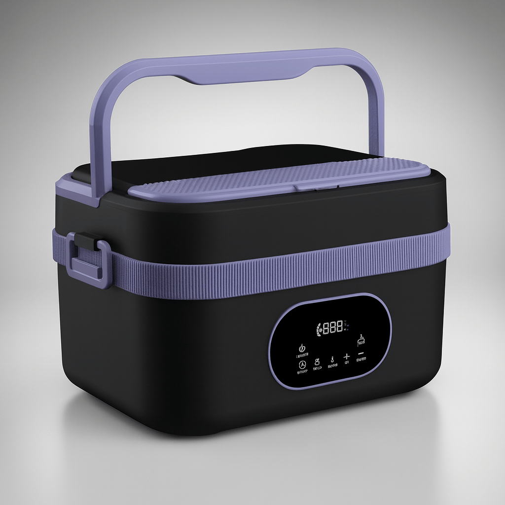 MEALONMOVE – Cordless Self-Heating Lunch Box for Hot Meals Anywhere