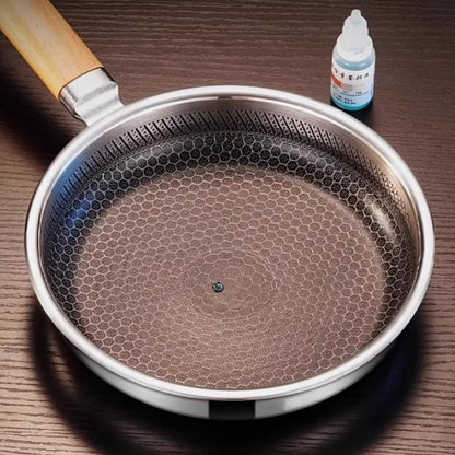 METALZEN – Nonstick Stainless Steel Pan with Balanced Easy-Grip Control