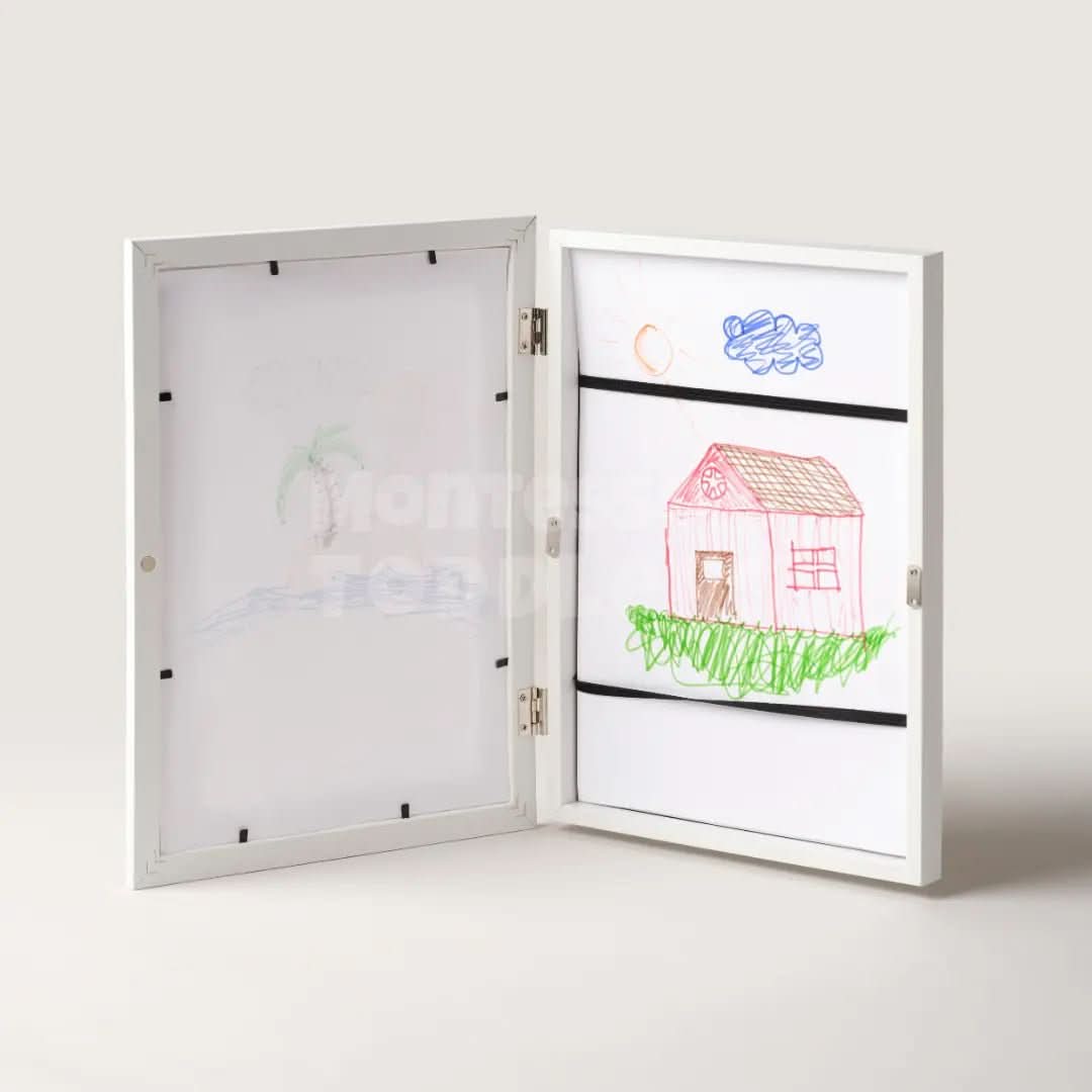MONTESSORI – Toddlers Dressing Frame for Practical Life Skills & Fine Motor Development